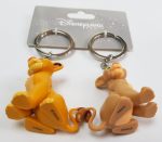 Disneyland Paris The Lion King Simba & Nala Pair Keyrings