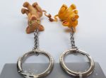 Disneyland Paris The Lion King Simba & Nala Pair Keyrings