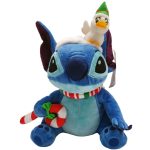 Disneyland Paris Stitch & Duckling 31cm Christmas Soft Plush