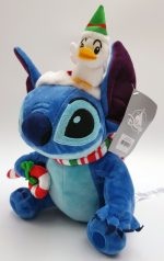 Disneyland Paris Stitch & Duckling 31cm Christmas Soft Plush