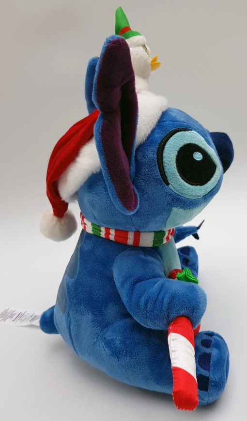 Disneyland Paris Stitch & Duckling 31cm Christmas Soft Plush