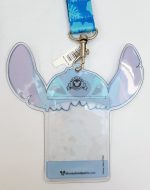 Disneyland Paris Stitch Pin Trading Lanyard & Pouch