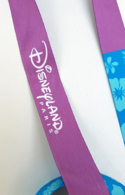 Disneyland Paris Stitch Pin Trading Lanyard & Pouch