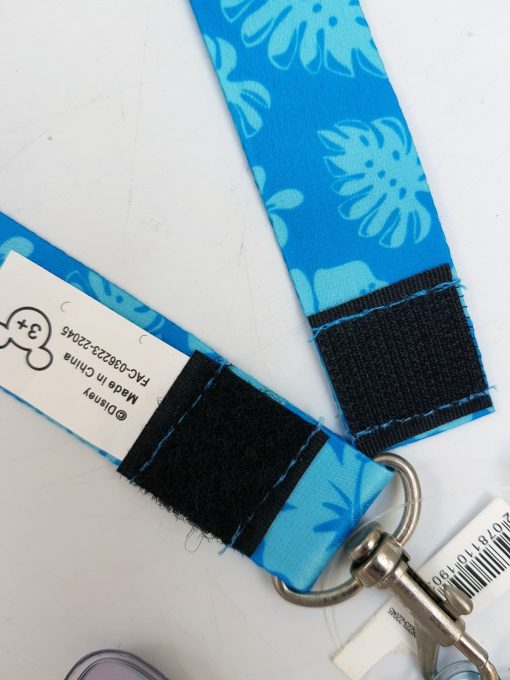 Disneyland Paris Stitch Pin Trading Lanyard & Pouch