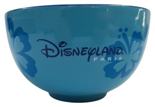 Disneyland Paris Stitch Portrait Ceramic Blue Bowl