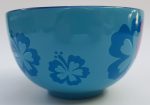 Disneyland Paris Stitch Portrait Ceramic Blue Bowl