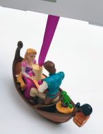Disneyland Paris Tangled Rapunzel Boat Christmas Tree Decoration Ornament Disneyland Paris Tangled Rapunzel Boat Christmas Tree Decoration Ornament