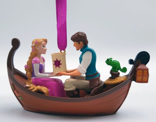 Disneyland Paris Tangled Rapunzel Boat Christmas Tree Decoration Ornament