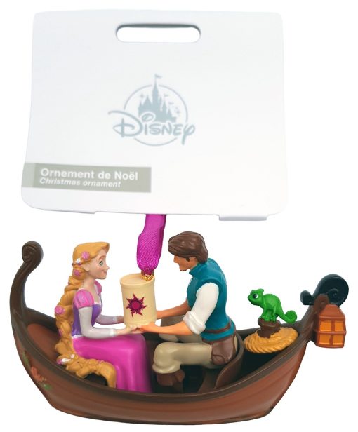 Disneyland Paris Tangled Rapunzel Boat Christmas Tree Decoration Ornament