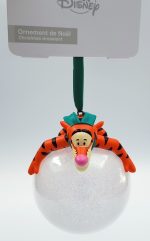 Disneyland Paris Winnie The Pooh Tigger On Top Bauble Christmas Tree Decoration Ornament