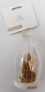 Disneyland Paris Tinker Bell Gold Castle Glass Christmas Decoration Ornament Disneyland Paris Tinker Bell Gold Castle Glass Christmas Decoration Ornament